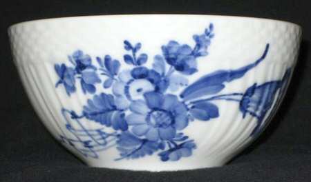 Blue Flowers Curved) Rice Bowl