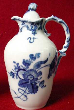 Blue Flowers Curved) Vinegar Cruet and Stopper