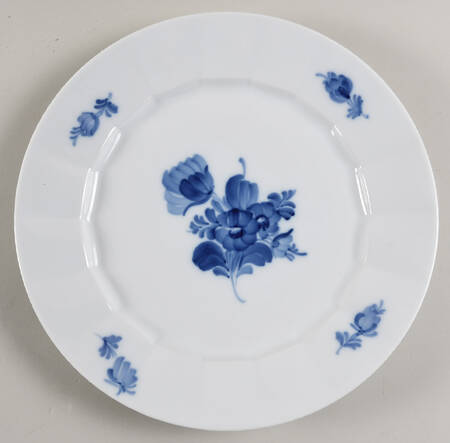 Blue Flowers Dinner Plate by Royal Copenhagen