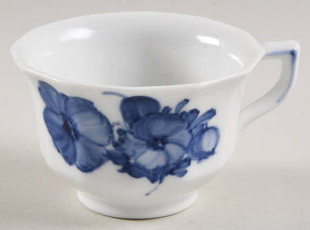 Blue Flowers Footed Demitasse Cup by Royal Copenhagen