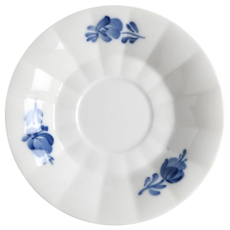 Blue Flowers Saucer for Oversized Cup by Royal Copenhagen