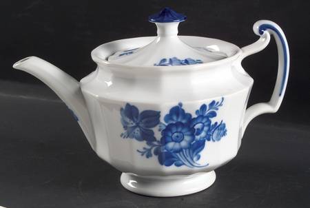 Blue Flowers Teapot & Lid