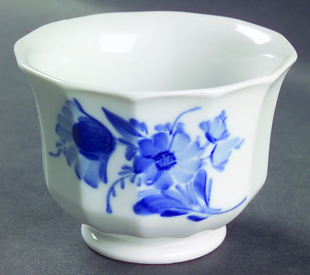 Blue Flowers Open Sugar Bowl by Royal Copenhagen
