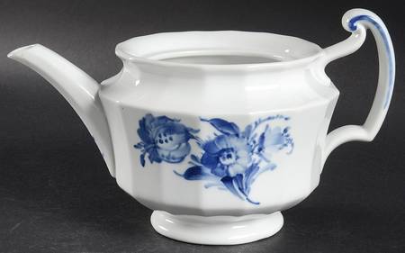 Blue Flowers Teapot No Lid