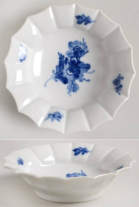 Blue Flowers Pickle Dish by Royal Copenhagen