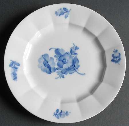 Blue Flowers Salad/Dessert Plate