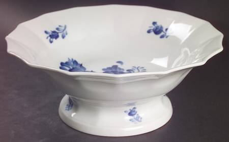 Blue Flowers 9" Salad Serving Bowl