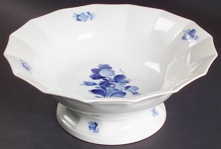 Blue Flowers 9" Salad Serving Bowl by Royal Copenhagen