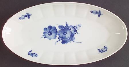 Blue Flowers Pickle Dish by Royal Copenhagen