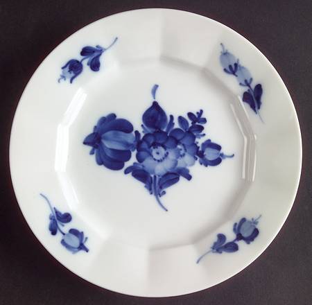 Blue Flowers Bread & Butter Plate