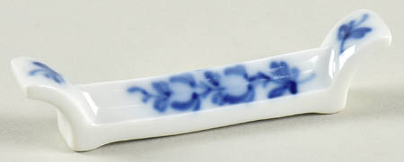 Blue Flowers Braided Knife Rest