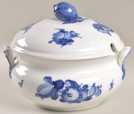 Blue Flowers Braided Tureen &  Lid