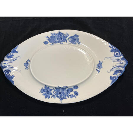 Blue Flowers Braided Underplate for Tureen