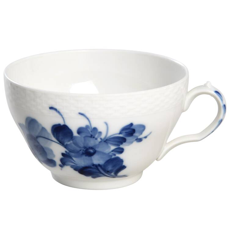 Blue Flowers Braided Oversized Cup