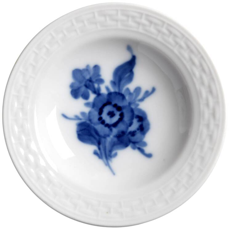 Blue Flowers Braided Butter Pat
