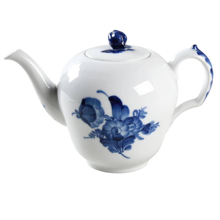 Blue Flowers Braided Teapot & Lid