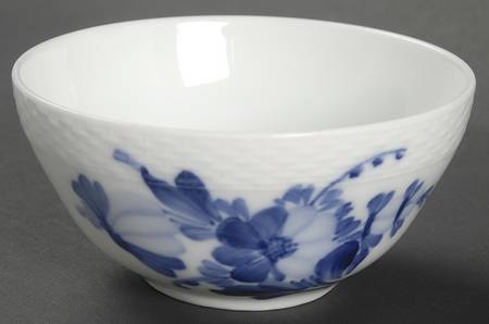 Blue Flowers Braided Open Sugar Bowl