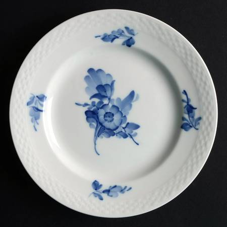 Blue Flowers Braided Bread & Butter Plate