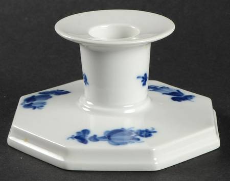 Blue Flowers Braided 2" Candlestick
