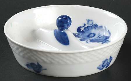 Blue Flowers Braided 5" Ashtray