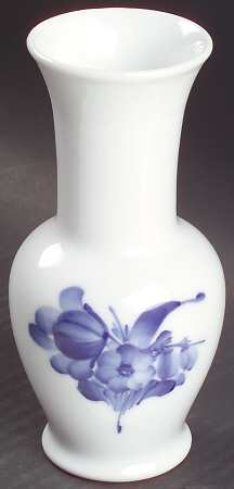 Blue Flowers Braided 7" Vase