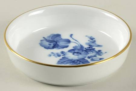 Blue Flowers (Curved, Gold) Lazy Susan-Center Section