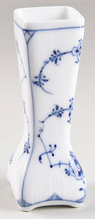 Blue Fluted Plain (No Trim) Bud Vase