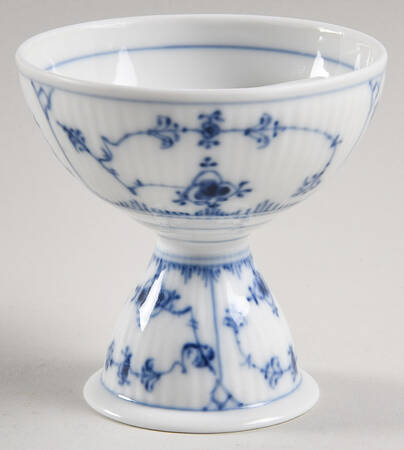 Blue Fluted Plain (No Trim) China Sherbet