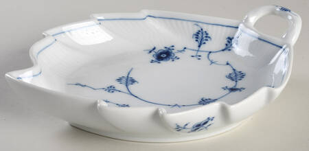 Blue Fluted Plain (No Trim) Pickle Dish