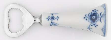 Blue Fluted Plain (No Trim) Bottle Opener