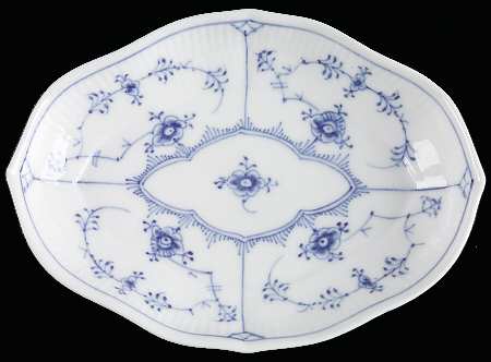 Blue Fluted Plain (No Trim) Relish
