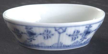 Blue Fluted Plain (No Trim) Salt Dip