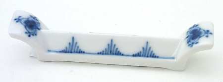Blue Fluted Plain (No Trim) Knife Rest