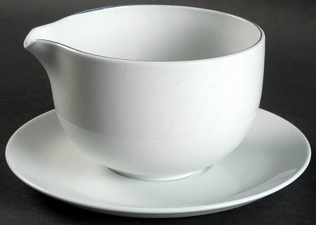 Blue Line Open Sauce Boat & Underplate