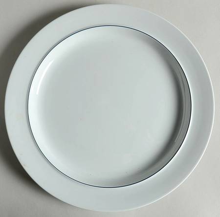 Blue Line Large Dinner Plate