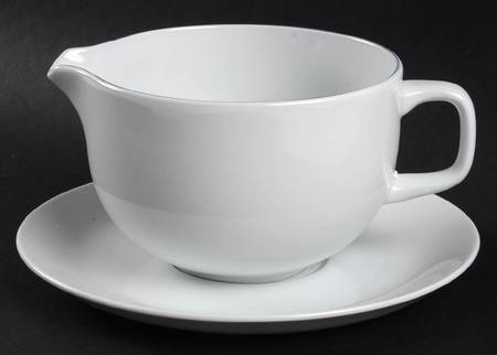 Blue Line Open Sauce Boat & Underplate