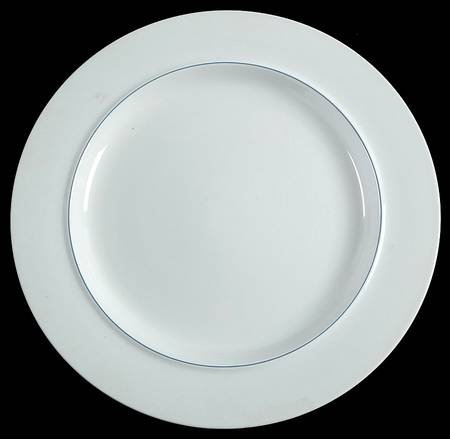 Blue Line Salad Plate
