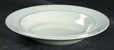 Blue Line Rim Soup Bowl