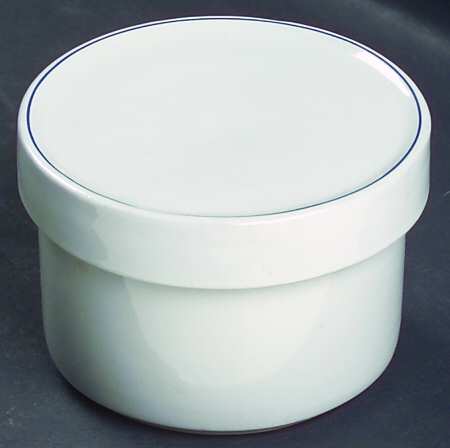 Blue Line Sugar Bowl & Lid