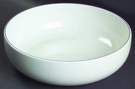Blue Line 8" Salad Serving Bowl