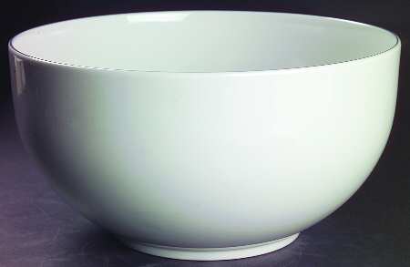 Blue Line 11" Large Salad Serving Bowl