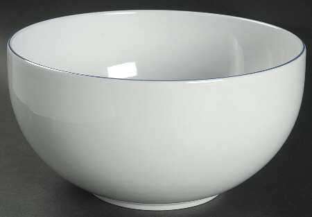 Blue Line 8" Salad Serving Bowl