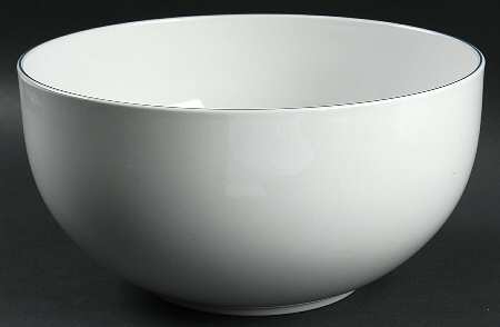 Blue Line 10" Large Salad Serving Bowl