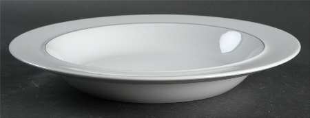 Blue Line Large Rim Soup Bowl