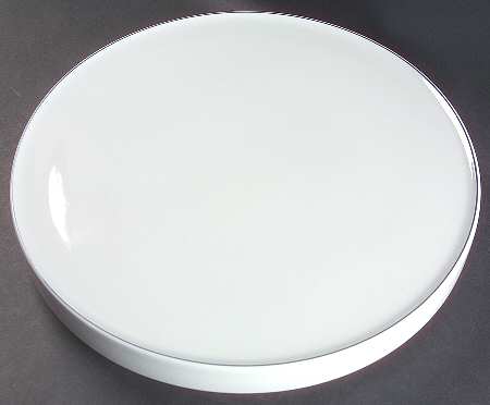 Blue Line Cake Plate