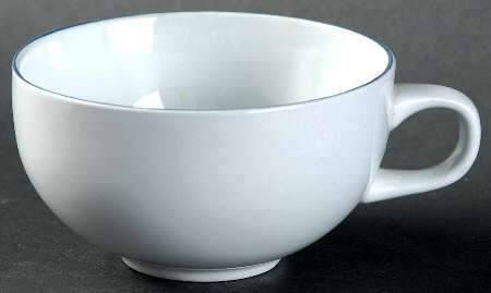 Blue Line Flat Demitasse Cup