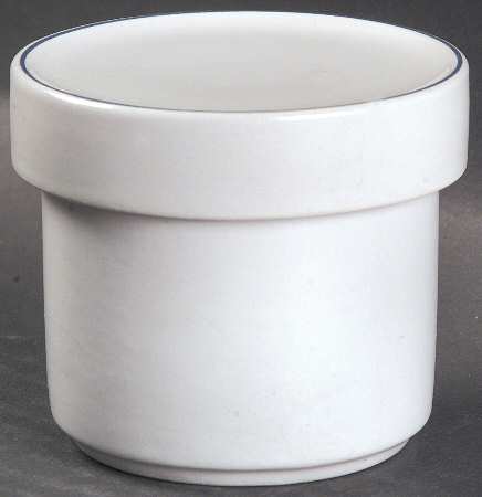 Blue Line Mustard Jar & Lid