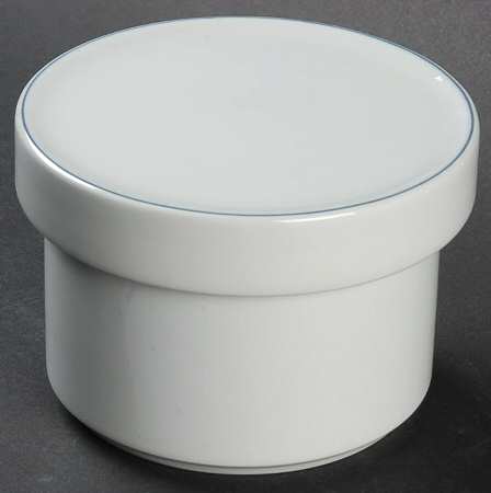 Blue Line Sugar Bowl & Lid