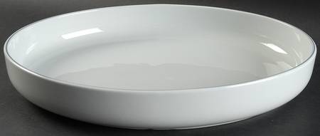 Blue Line 13" Oval Serving Platter