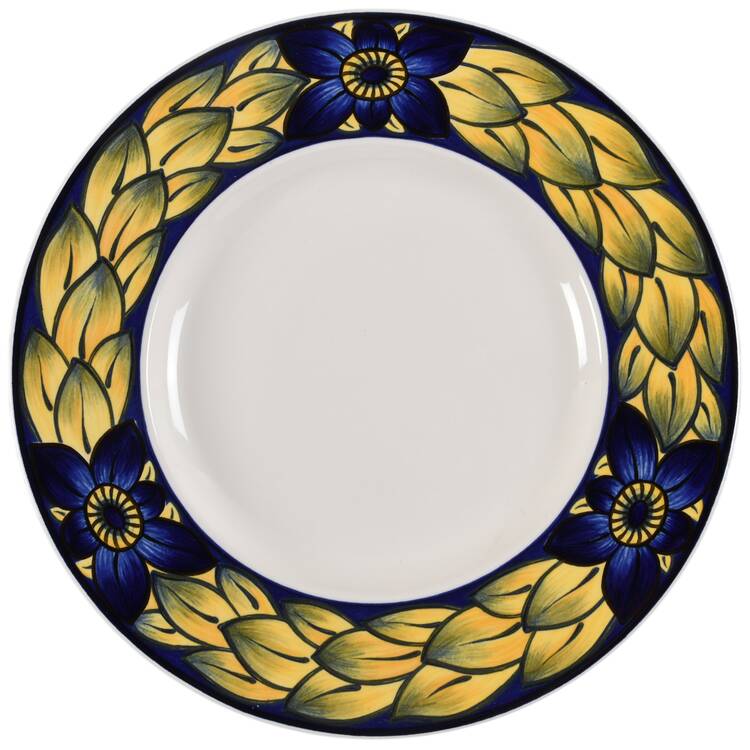 Blue Pheasant Cake Plate